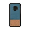 MAN&WOOD Samsung Galaxy S9 puzdro denim black thumbnail