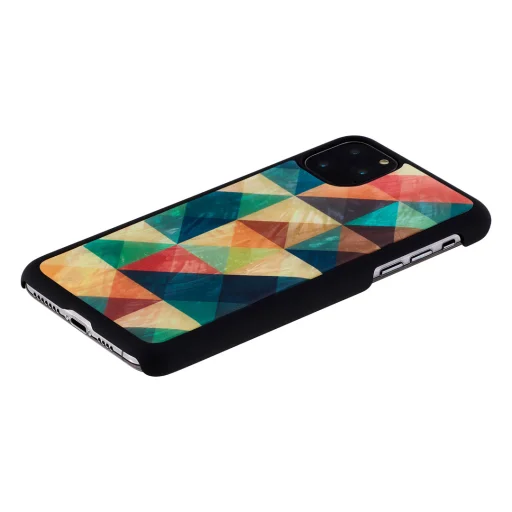 iKins flipové puzdro iPhone 11 Pro Max mozaikové čierne - 2