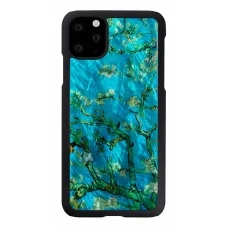iKins iPhone 11 Pro Max fliptok tok mandulavirág fekete