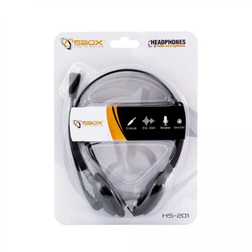 Sbox HS-201 slúchadlá s mikrofónom - 5