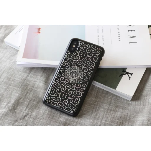 iKins flipové puzdro iPhone XS/S Liana Black - 4