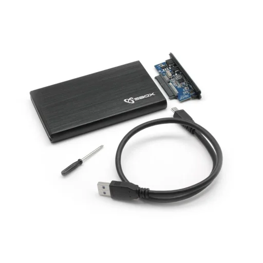Sbox HDC-2562B 2,5" externý box na pevný disk Blackberry čierny - 2
