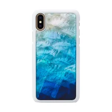 iKins fliptok iPhone XS/S készülékhez, blue lake white tok