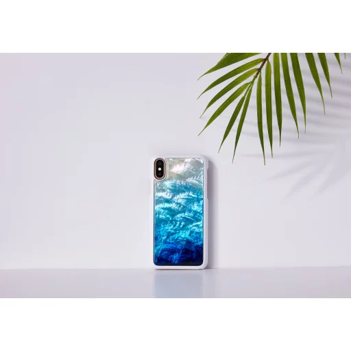 iKins flipové puzdro pre iPhone XS/S, puzdro blue lake white - 3
