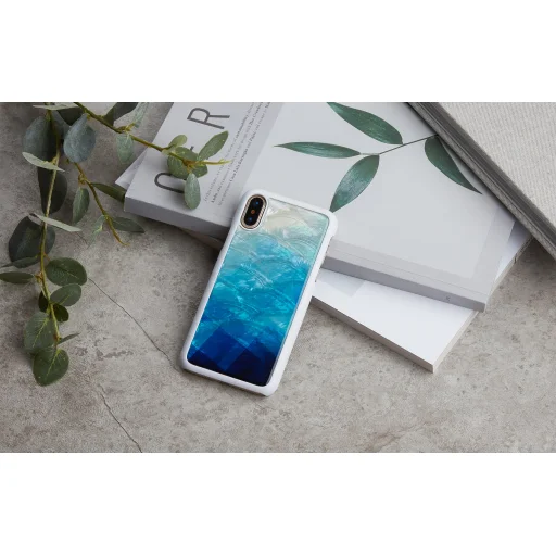 iKins flipové puzdro pre iPhone XS/S, puzdro blue lake white - 5