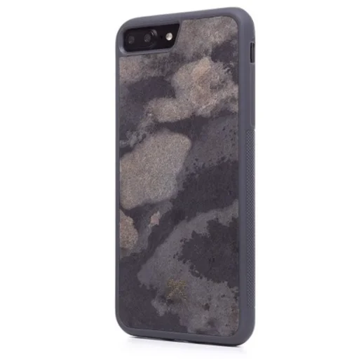 Woodcessories Stone Collection EcoCase iPhone 7/8+ granitovo sivé puzdro - 1