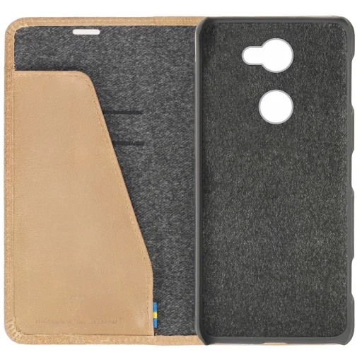 Krusell Sunne 2 Card Foliowallet Sony Xperia L2 nude flipové puzdro - 3