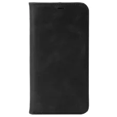 Krusell Sunne flipové puzdro na 4 karty pre Apple iPhone XS Max, vintage čierna