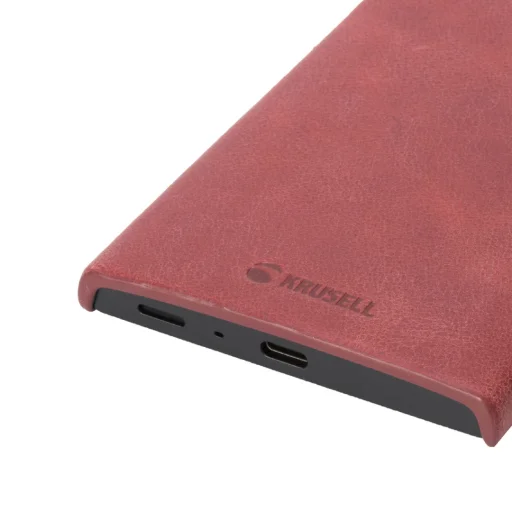 Krusell Sunne Cover Sony Xperia L2 vintage červené kožené puzdro - 5