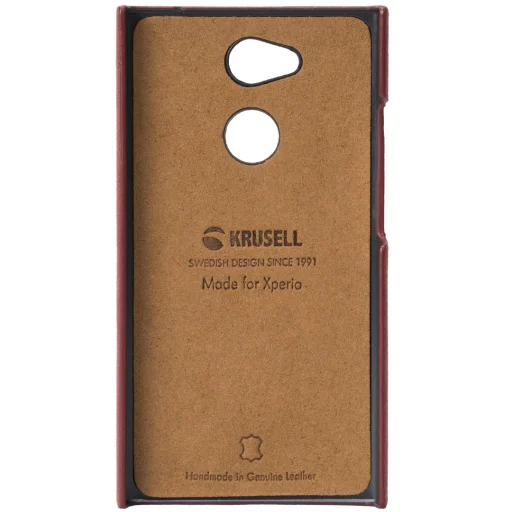 Krusell Sunne Cover Sony Xperia L2 vintage červené kožené puzdro - 4