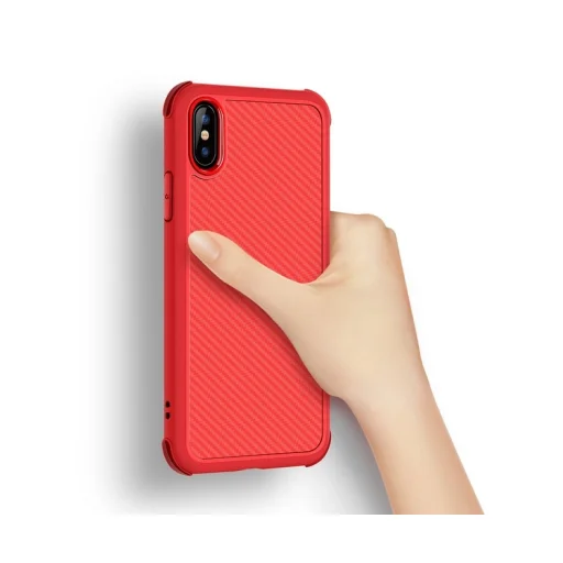 Devia Shark1 nárazuvzdorný kryt iPhone XS Max (6.5) červený kryt - 1