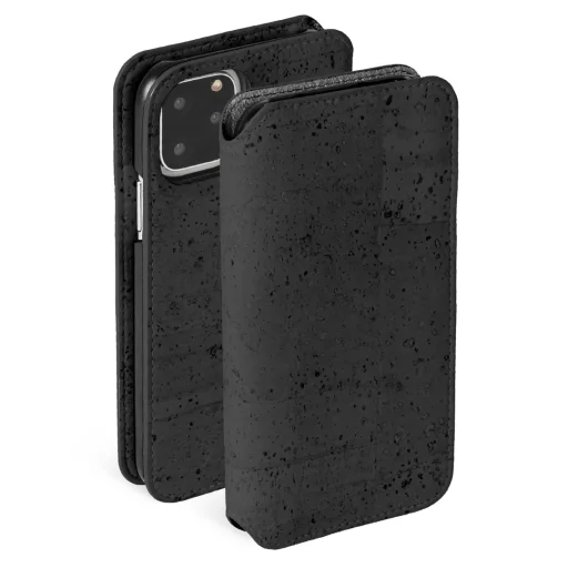 Krusell Birka PhoneWallet Apple iPhone 11 Pro Max čierne flipové puzdro - 1