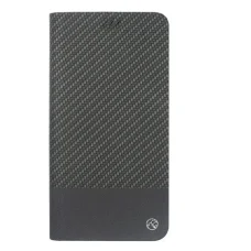 Tellur Carbon flipové puzdro pre iPhone XS čierne