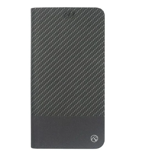 Tellur Carbon flipové puzdro pre iPhone XS čierne - 1