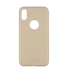 Tellur Cover Slim kryt zo syntetickej kože pre iPhone X/XS, zlatý