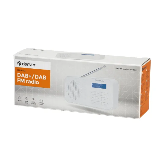 Denver DAB-42 White digitálne rádio - 3
