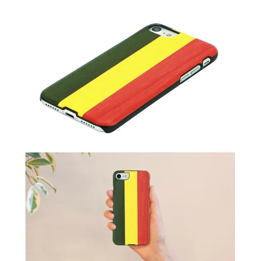 MAN&WOOD iPhone XR reggae black puzdro - 2