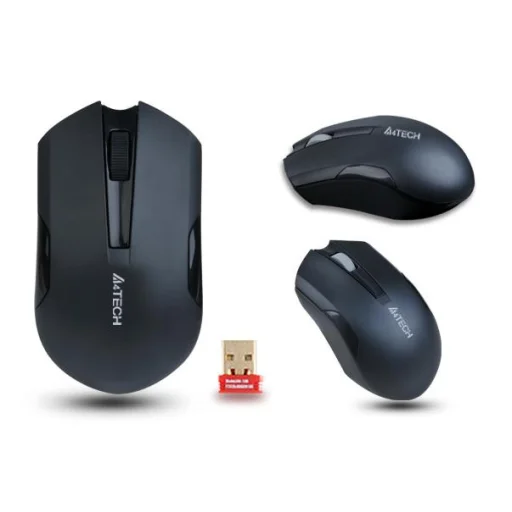 A4Tech V-Track G3-200N vezeték nélküli egér fekete-kék USB - 2