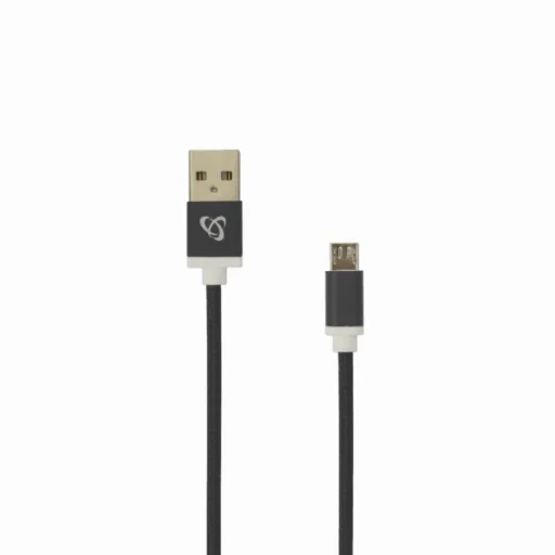 Sbox USB-A - Micro USB kábel 1,5 m čierny - 2