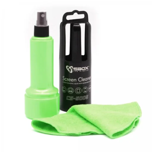 Sbox CS-5005G čistiaci sprej na obrazovky 150 ml zelený - 2