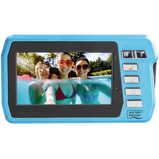 Easypix Aquapix W3048-I Iceblue Edge vodotesný digitálny fotoaparát - 4