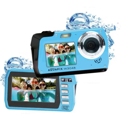 Easypix Aquapix W3048-I Iceblue Edge vodotesný digitálny fotoaparát - 6