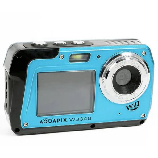 Easypix Aquapix W3048-I Iceblue Edge vodotesný digitálny fotoaparát - 1