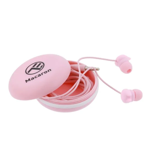 Tellur In-Ear Headset Macaron Pink káblové slúchadlá - 1
