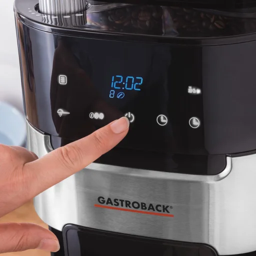 Gastroback 42711_S Coffee Machine Grind & Brew Pro Thermo prekvapkávací kávovar s integrovaným mlynčekom - 5