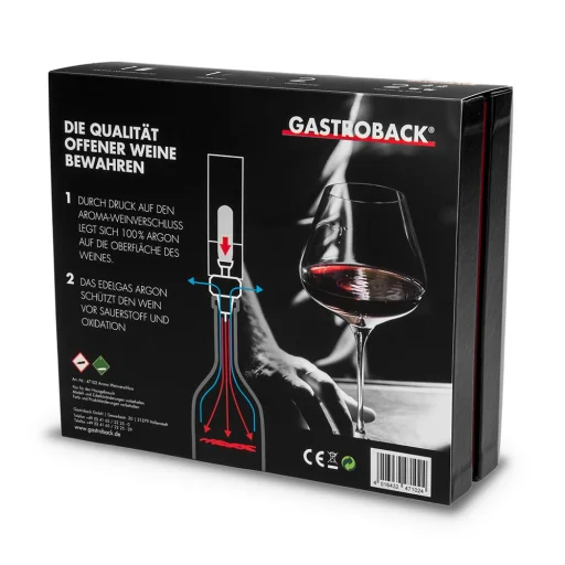 Gastroback 47102 Aroma Wine Preserver systém na uchovanie čerstvosti vína - 8