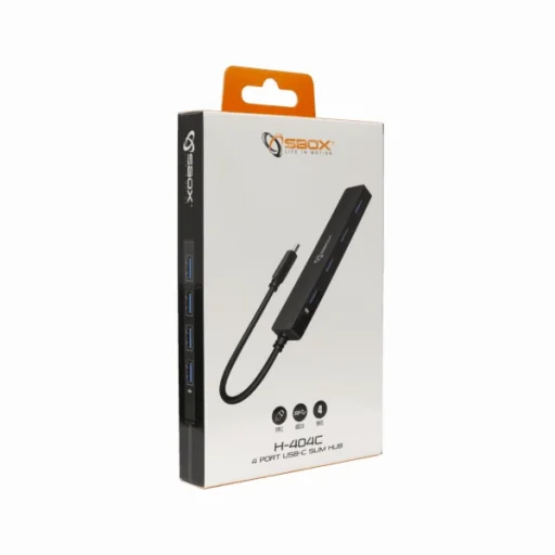 Sbox H-404C Type-C USB 3.0 4-portový USB hub - 4