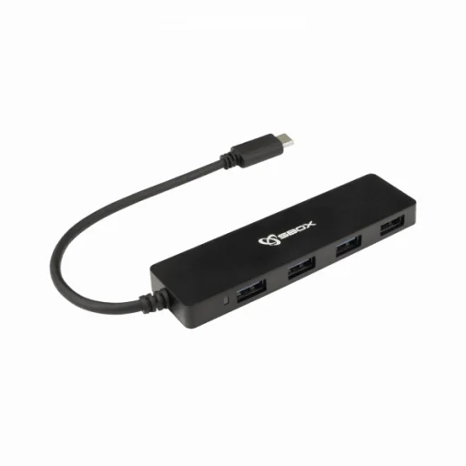 Sbox H-404C Type-C USB 3.0 4-portový USB hub - 1