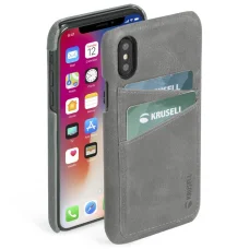Krusell Sunne Cover Apple iPhone XS Max vintage sivé puzdro