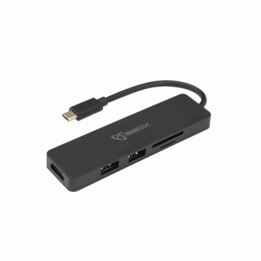 Sbox TCA-51 USB Type-C–HDMI/USB 3.0/SD+TF adaptér - 1