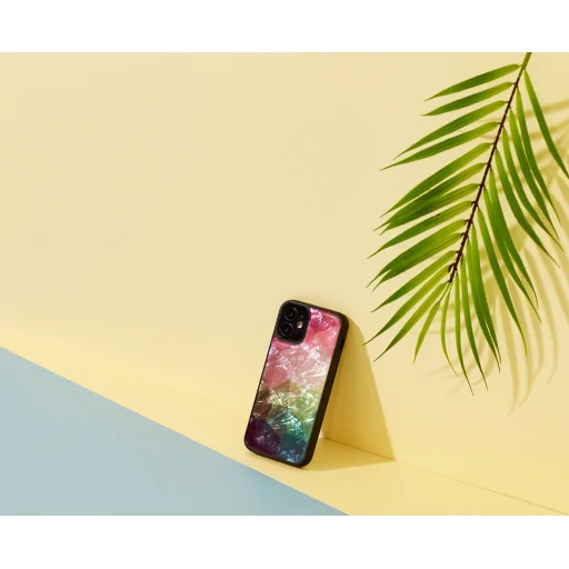 iKins Water Flower Black puzdro pre Apple iPhone 12 mini - 3
