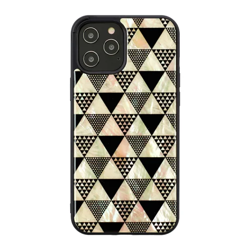 iKins Pyramid Black puzdro pre Apple iPhone 12 / 12 Pro - 1