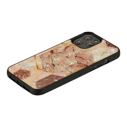 iKins puzdro ružový mramor pre Apple iPhone 12 / 12 Pro - 2