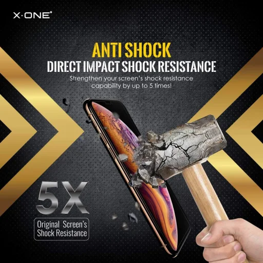 X-ONE Extreme Shock Eliminator iPhone 7 Plus ochranné sklo, čierne - 2