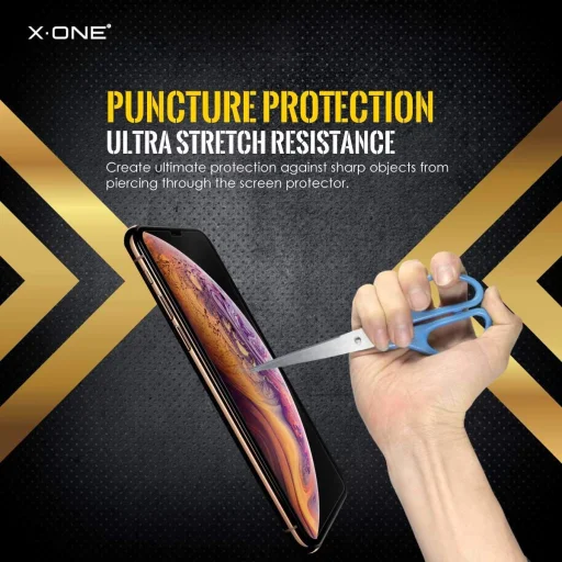 X-ONE Extreme Shock Eliminator iPhone 7 Plus ochranné sklo, čierne - 3