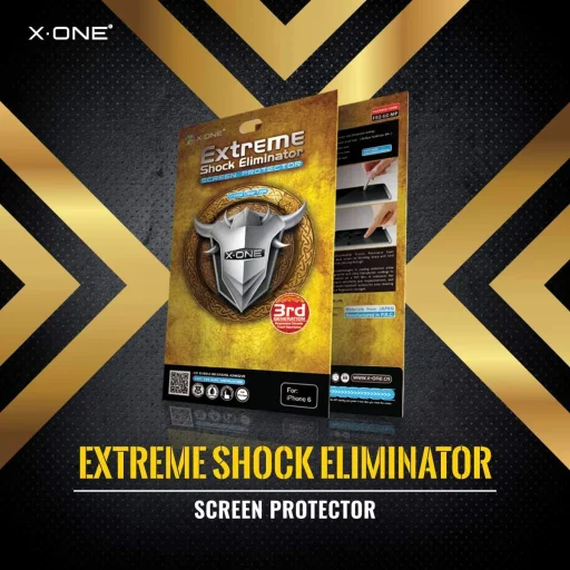 X-ONE Extreme Shock Eliminator iPhone 7 Plus ochranné sklo, čierne - 4