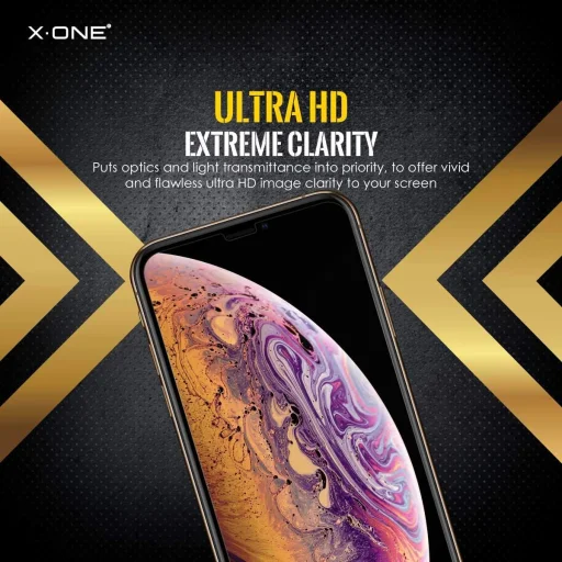 X-ONE Extreme Shock Eliminator iPhone 7 Plus ochranné sklo, čierne - 5