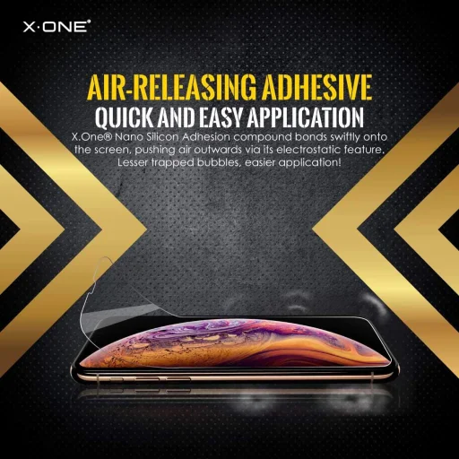 X-ONE Extreme Shock Eliminator iPhone 7 Plus ochranné sklo, čierne - 8