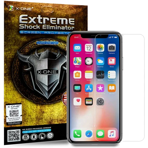 X-ONE Extreme Shock Eliminator iPhone 7 Plus ochranné sklo, čierne - 1