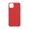 Devia Woven Pattern Design Soft Case iPhone 11 Pro červený kryt thumbnail