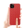 Devia Woven Pattern Design Soft Case iPhone 11 Pro červený kryt thumbnail