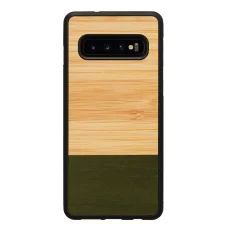 MAN&WOOD Samsung Galaxy S10 kryt bambusový les čierny
