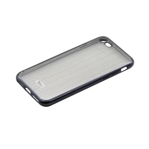 Tellur Cover Silicone pre iPhone 7 vertikálne pruhované čierne puzdro - 1