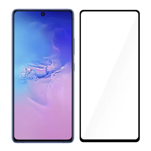 Tellur Tempered Glass 3D Case Friendly Full Glue Samsung S10 Lite čierne ochranné sklo - 1