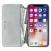 Krusell Broby 4 Card SlimWallet Apple iPhone XS svetlosivé vyklápacie puzdro thumbnail