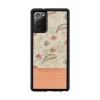 MAN&WOOD pink flower čierny kryt pre Samsung Galaxy Note20 thumbnail